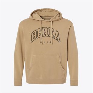 Berea Ohio Inline Pigment-Dyed Hoodie