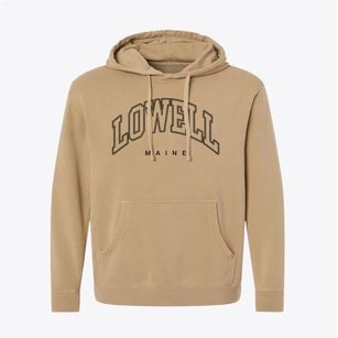 Lowell Maine Inline Pigment-Dyed Hoodie