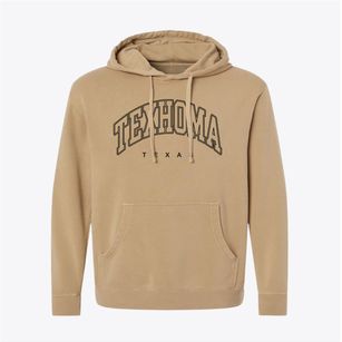 Texhoma Texas Inline Pigment-Dyed Hoodie