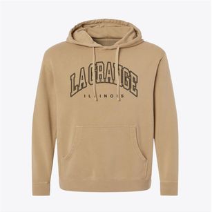 La Grange Illinois Inline Pigment-Dyed Hoodie