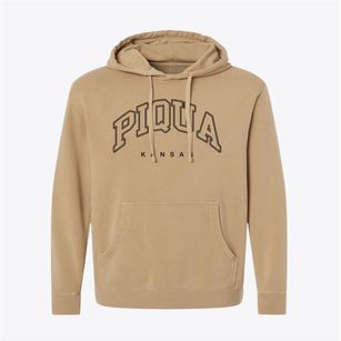 Piqua Kansas Inline Pigment-Dyed Hoodie