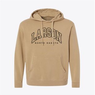 Larson North Dakota Inline Pigment-Dyed Hoodie