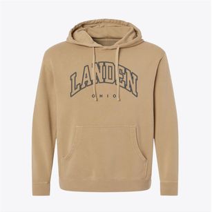 Landen Ohio Inline Pigment-Dyed Hoodie