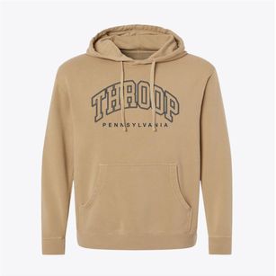 Throop Pennsylvania Inline Pigment-Dyed Hoodie