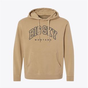 Big Sky Montana Inline Pigment-Dyed Hoodie