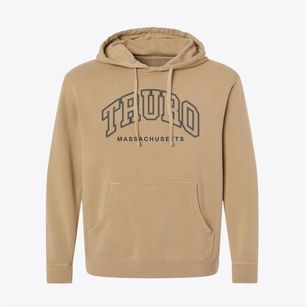 Truro Massachusetts Inline Pigment-Dyed Hoodie