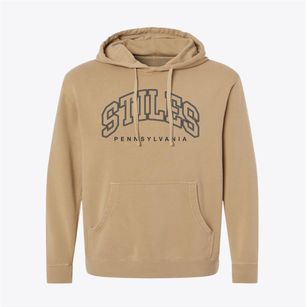 Stiles Pennsylvania Inline Pigment-Dyed Hoodie