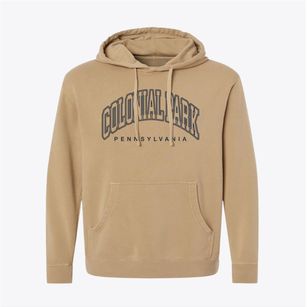 Colonial Park Pennsylvania Inline Pigment-Dyed Hoodie