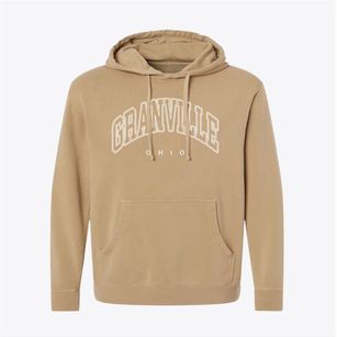 Granville Ohio Inline Pigment-Dyed Hoodie