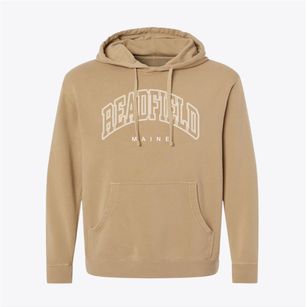 Readfield Maine Inline Pigment-Dyed Hoodie