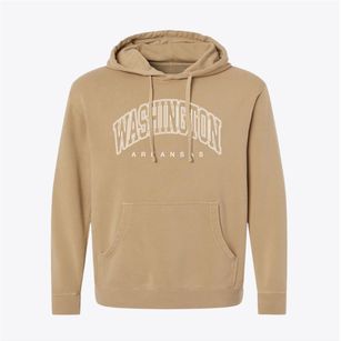 Washington Arkansas Inline Pigment-Dyed Hoodie