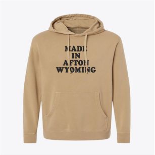 Afton Wyoming Classic 70s Pigment-Dyed Hoodie