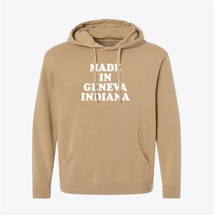 Geneva Indiana Classic 70s Pigment-Dyed Hoodie
