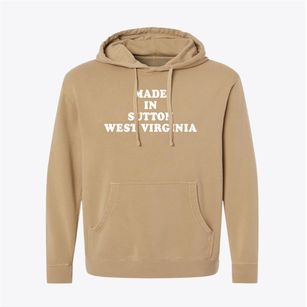 Sutton West Virginia Classic 70s Pigment-Dyed Hoodie