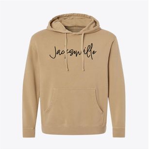 Jacksonville North Carolina Freestyle Pigment-Dyed Hoodie