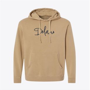 Delano California Freestyle Pigment-Dyed Hoodie