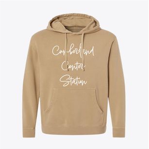 Cumberland Center Station Maine Freestyle Pigment-Dyed Hoodie