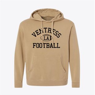Ventress Louisiana Football Pigment-Dyed Hoodie