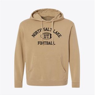 North Salt Lake Utah Football Pigment-Dyed Hoodie