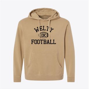 Welty Oklahoma Football Pigment-Dyed Hoodie