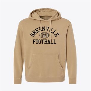 Greenville Oregon Football Pigment-Dyed Hoodie