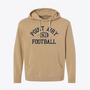 Point Airy New Jersey Football Pigment-Dyed Hoodie