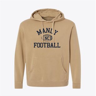 Manly North Carolina Football Pigment-Dyed Hoodie
