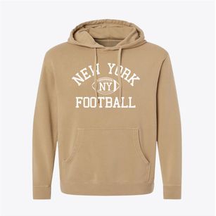 New York City New York Football Pigment-Dyed Hoodie