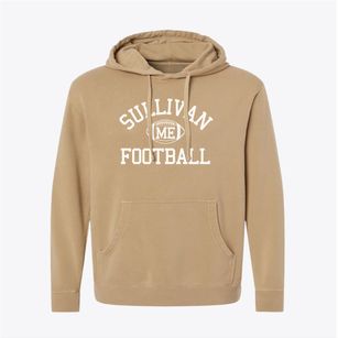 Sullivan Maine Football Pigment-Dyed Hoodie