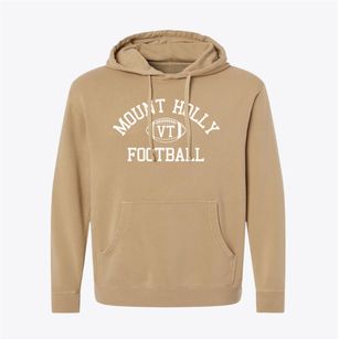 Mount Holly Vermont Football Pigment-Dyed Hoodie