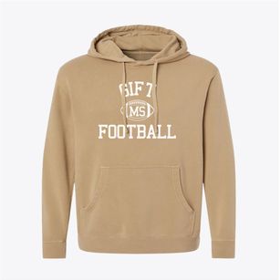 Gift Mississippi Football Pigment-Dyed Hoodie