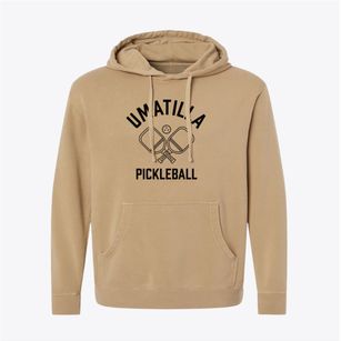 Umatilla Oregon Pickleball Pigment-Dyed Hoodie