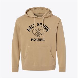 Rock Spring North Carolina Pickleball Pigment-Dyed Hoodie