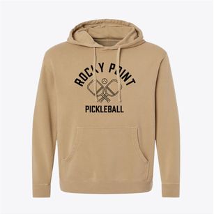 Rocky Point Florida Pickleball Pigment-Dyed Hoodie
