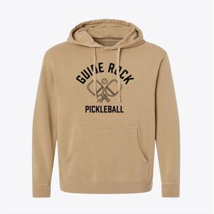 Guide Rock Nebraska Pickleball Pigment-Dyed Hoodie