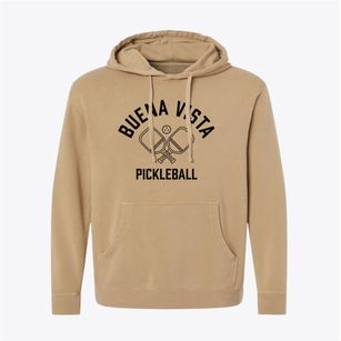 Buena Vista Texas Pickleball Pigment-Dyed Hoodie