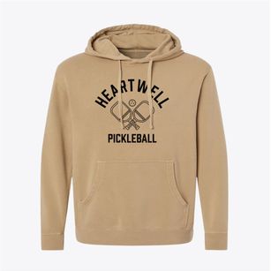 Heartwell Nebraska Pickleball Pigment-Dyed Hoodie