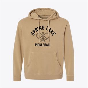 Spring Lake North Carolina Pickleball Pigment-Dyed Hoodie