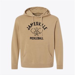 Jamesville New York Pickleball Pigment-Dyed Hoodie