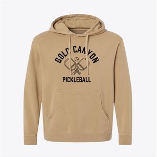 Gold Canyon Arizona Pickleball Pigment-Dyed Hoodie