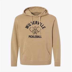 Wilderville Texas Pickleball Pigment-Dyed Hoodie