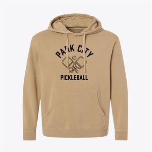 Park City Kansas Pickleball Pigment-Dyed Hoodie