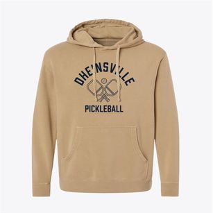 Dheinsville Wisconsin Pickleball Pigment-Dyed Hoodie