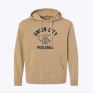 Union City Ohio Pickleball Pigment-Dyed Hoodie