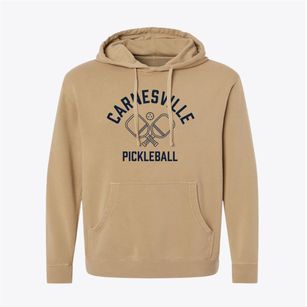 Carnesville Georgia Pickleball Pigment-Dyed Hoodie