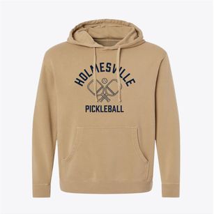 Holmesville Ohio Pickleball Pigment-Dyed Hoodie