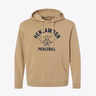 Henlawson West Virginia Pickleball Pigment-Dyed Hoodie