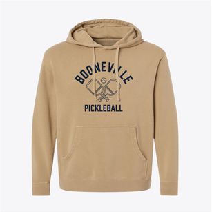 Booneville Mississippi Pickleball Pigment-Dyed Hoodie