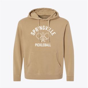 Springville Virginia Pickleball Pigment-Dyed Hoodie