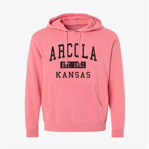 Arcola Kansas Classic Established Pigment-Dyed Hoodie